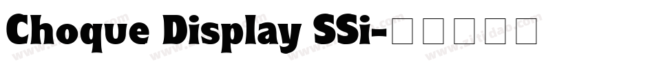 Choque Display SSi字体转换